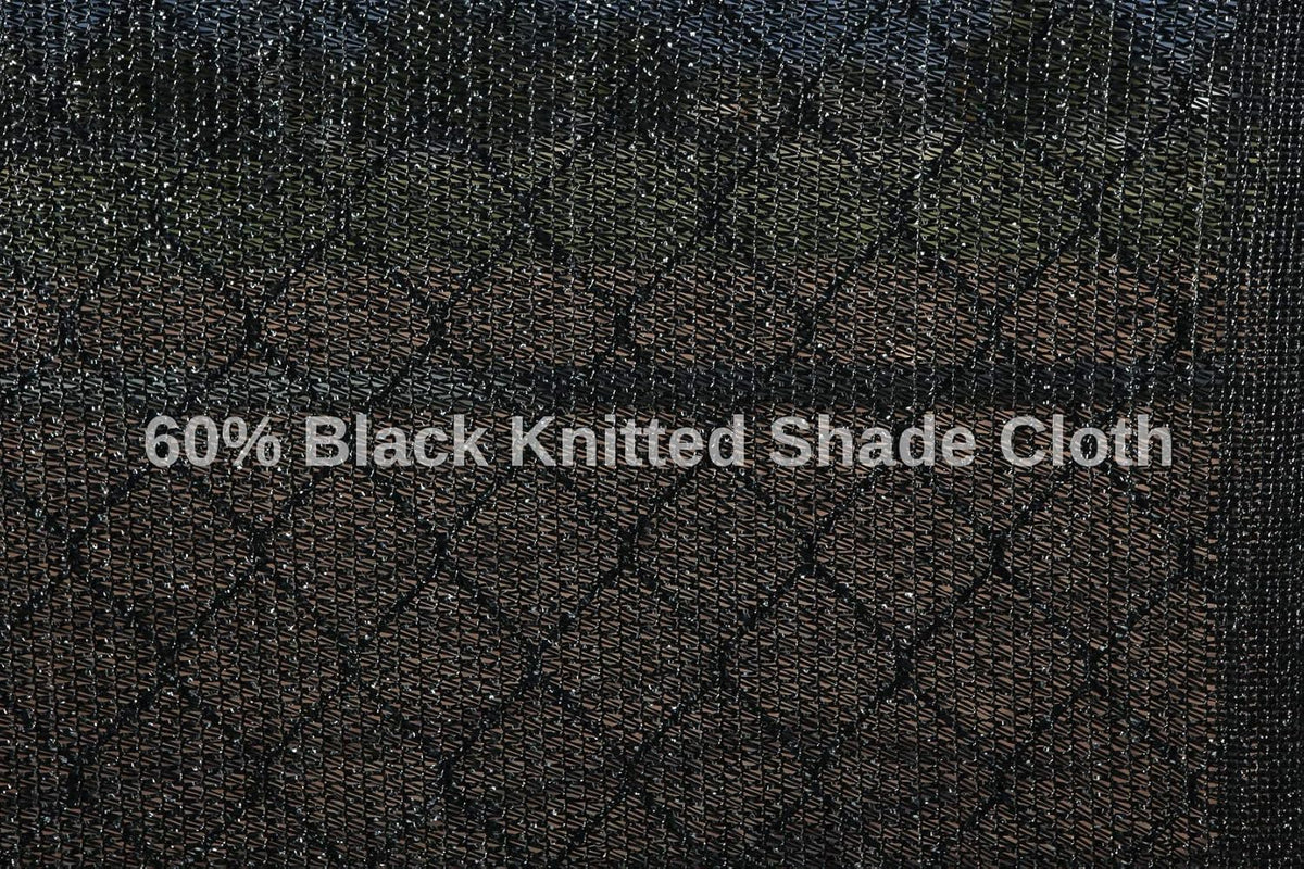 5'10 x 100 ft. Black 60% Shade Cloth N102812