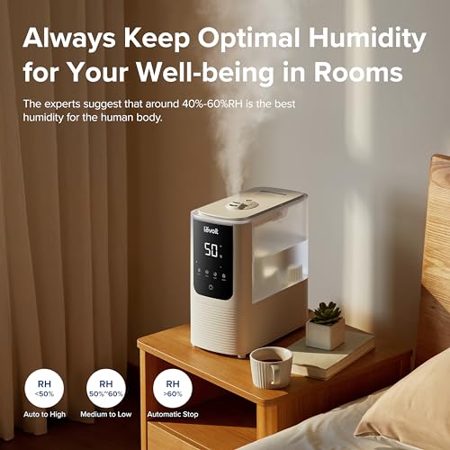 White Smart Warm and Cool Mist Humidifier L741