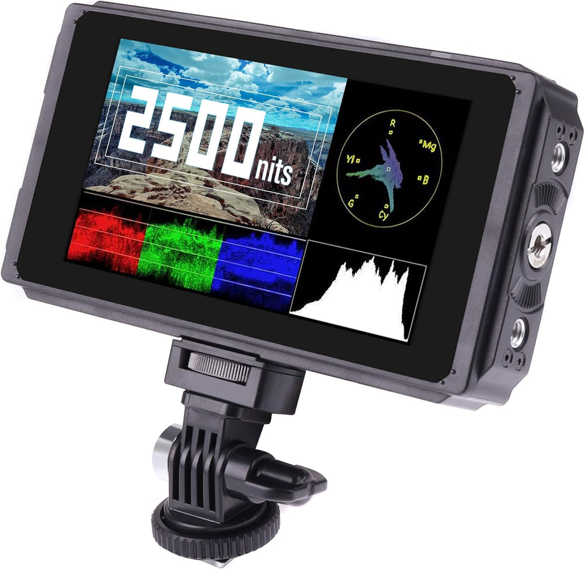 5 Inch IPS DSLR Camera Field Monitor Touch Screen 4K HDMI 3G SDI H864