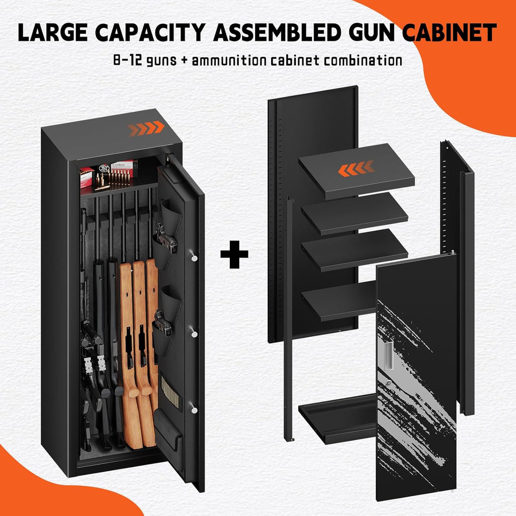8-12 Rifle Gun Safe with Detachable Gun Racks C64243