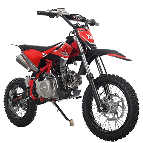 110cc Dirt Bike with Semi-Automatic Transmission, Kick Start, Big 14"/12" Tires K8160