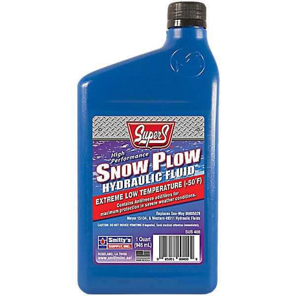 Snow Plow Hydraulic Fluid Oil K652