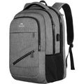 Grey 18 Inch Laptop Backpack with Luggage Strap X568