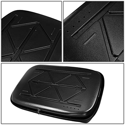 Black 110 LBS 53 X 34 X 15 Inches Lockable Rooftop Cargo Carrier E268197