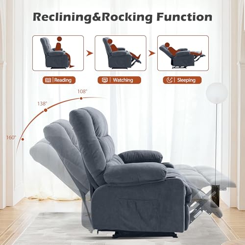 2 Seat Manual Reclining Loveseat with Cup Holders Q1155