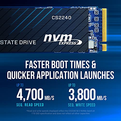 1TB M.2 NVMe Gen4 x4 Internal Solid State Drive B139