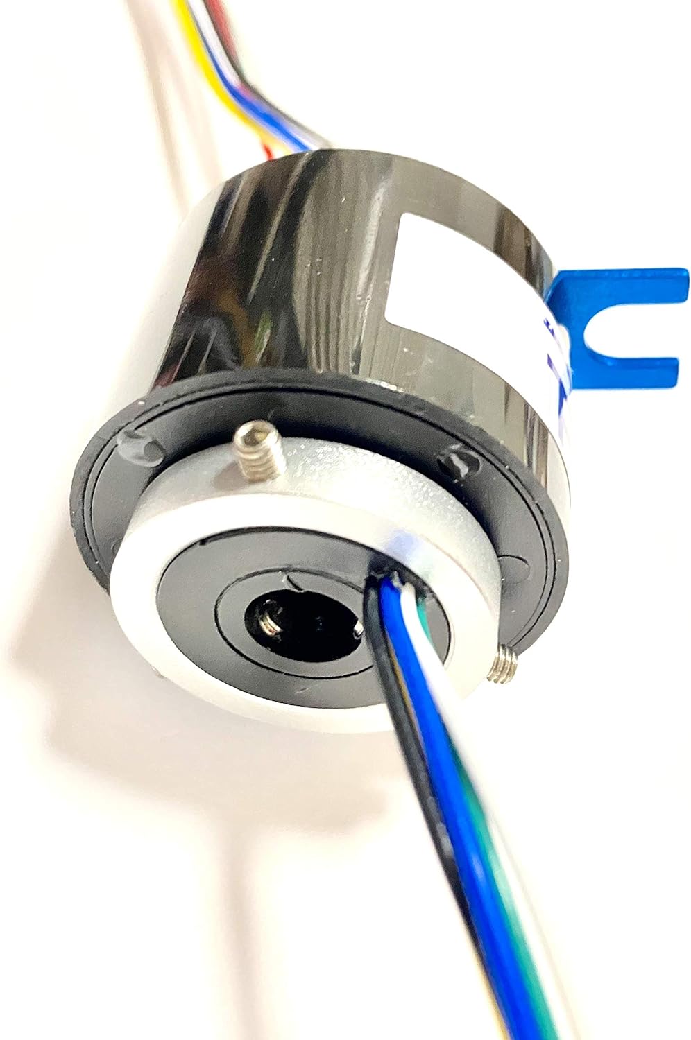 Through Hole Conductive Rotary Slip Rings Aperture 8mm 6 way 5A R784076