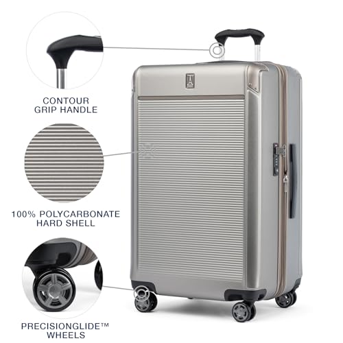 Compact Carry on 20-Inch Hard Shell Polycarbonate Suitcase Q967055