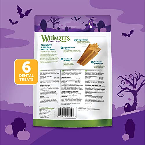 6 count Pack of 4 Natural Dental Chews for Dogs C949151