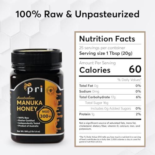 1.1LB Australian Raw Manuka Honey MGO 300+ L7881
