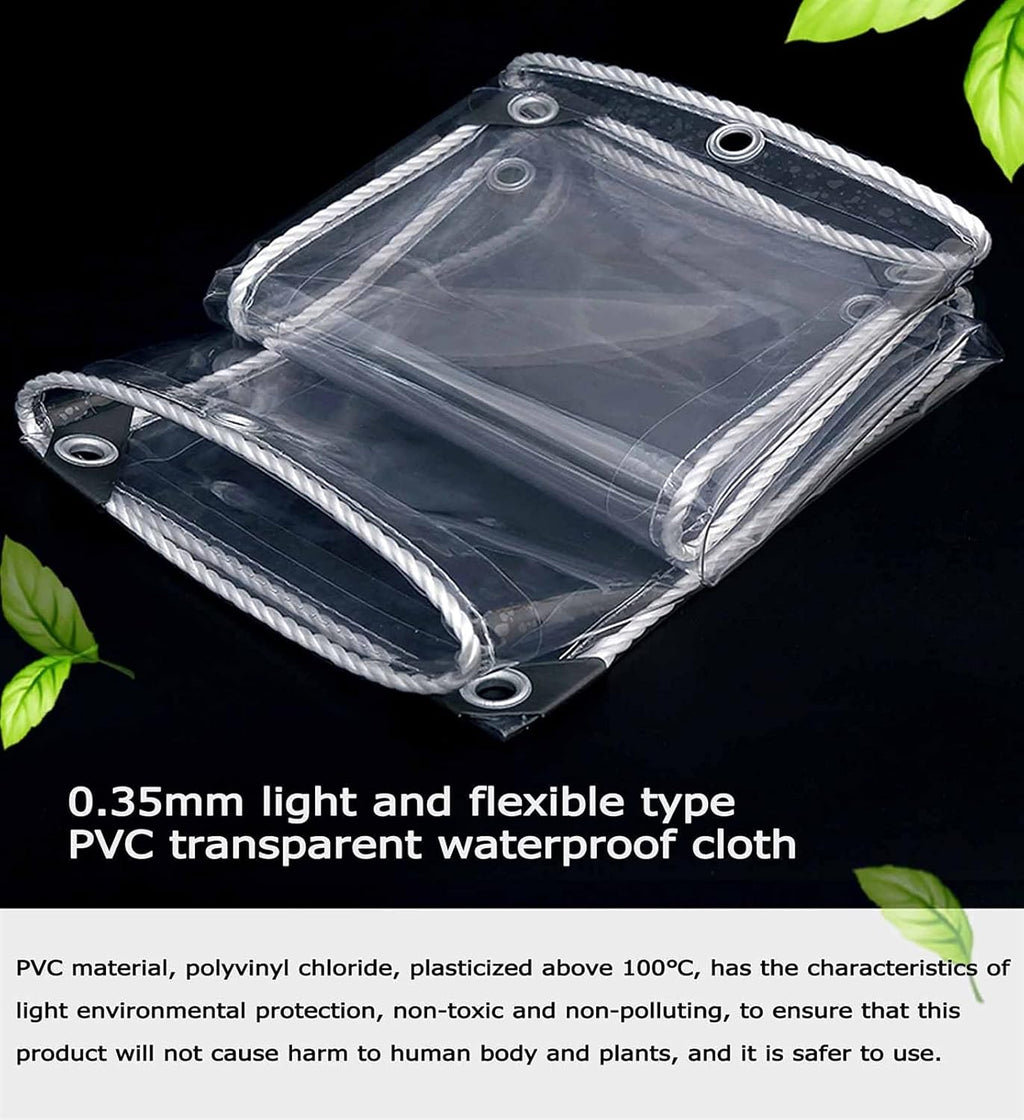 0.35mm Clear PVC Tarpaulin Cover A809
