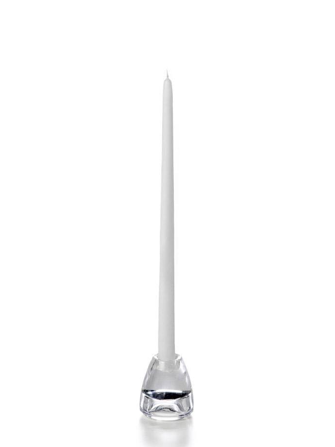 Set of 144 White Taper Candles 15x22 M9653