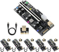 PCIE Riser with RGB LED Light & 60cm USB 3.0 Extension Cable 6 Pack K288