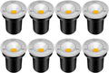 3W 12V-24V IP67 Waterproof LED Well Lights 8 Pack Warm White S6414