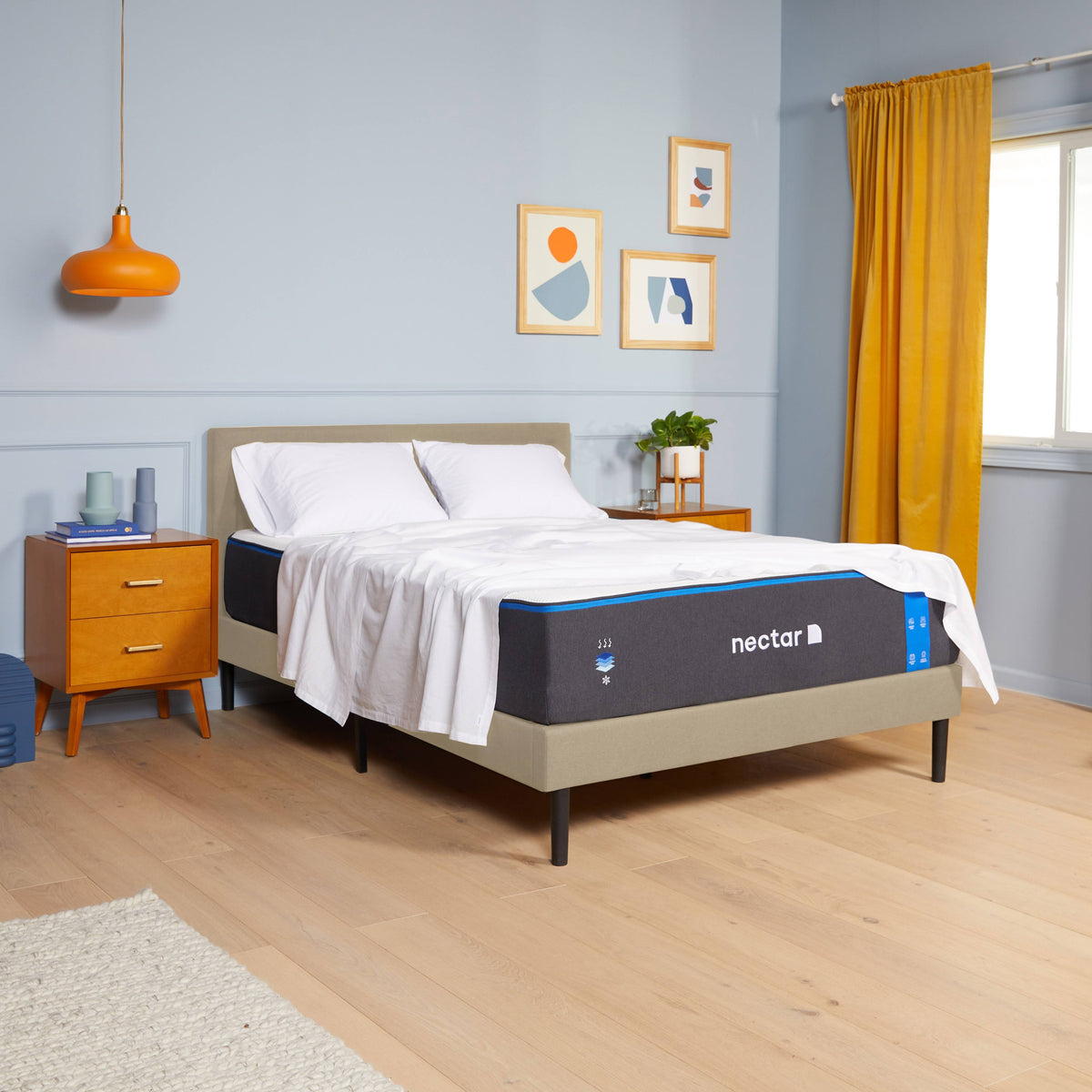California King Size Button Tufted Bed Frame with Headboard S806000