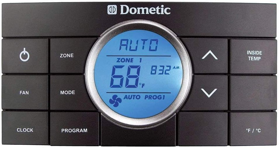 Black Thermostat Kit 10 Button Comfort Control Center 2 P182849