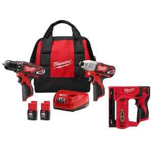 M12 12-Volt Lithium-Ion Cordless 2-Tool Combo Kit W350419