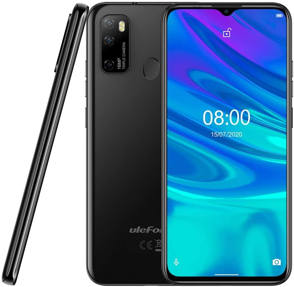 Android 10 6.52'' Waterdrop Screen 16mp Quad Camera Octa-core 4GB+64GB Smartphone H8857