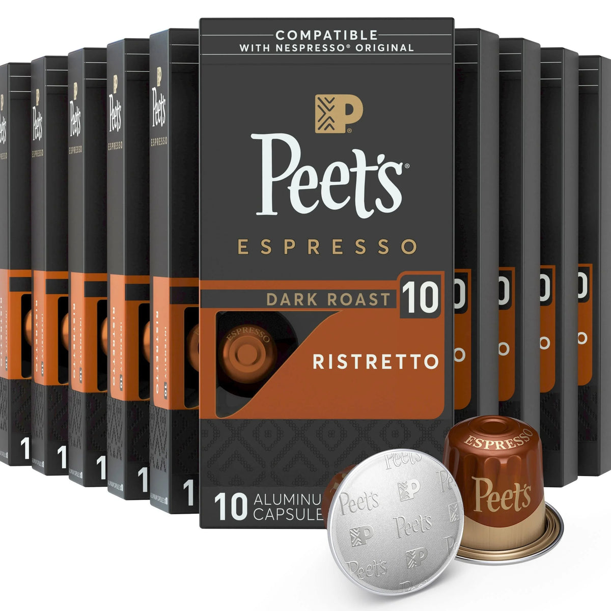 Dark Roast Espresso Pods, 100 Count S8580