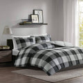 Grey Black Down Alternative Comforter Set Q276003
