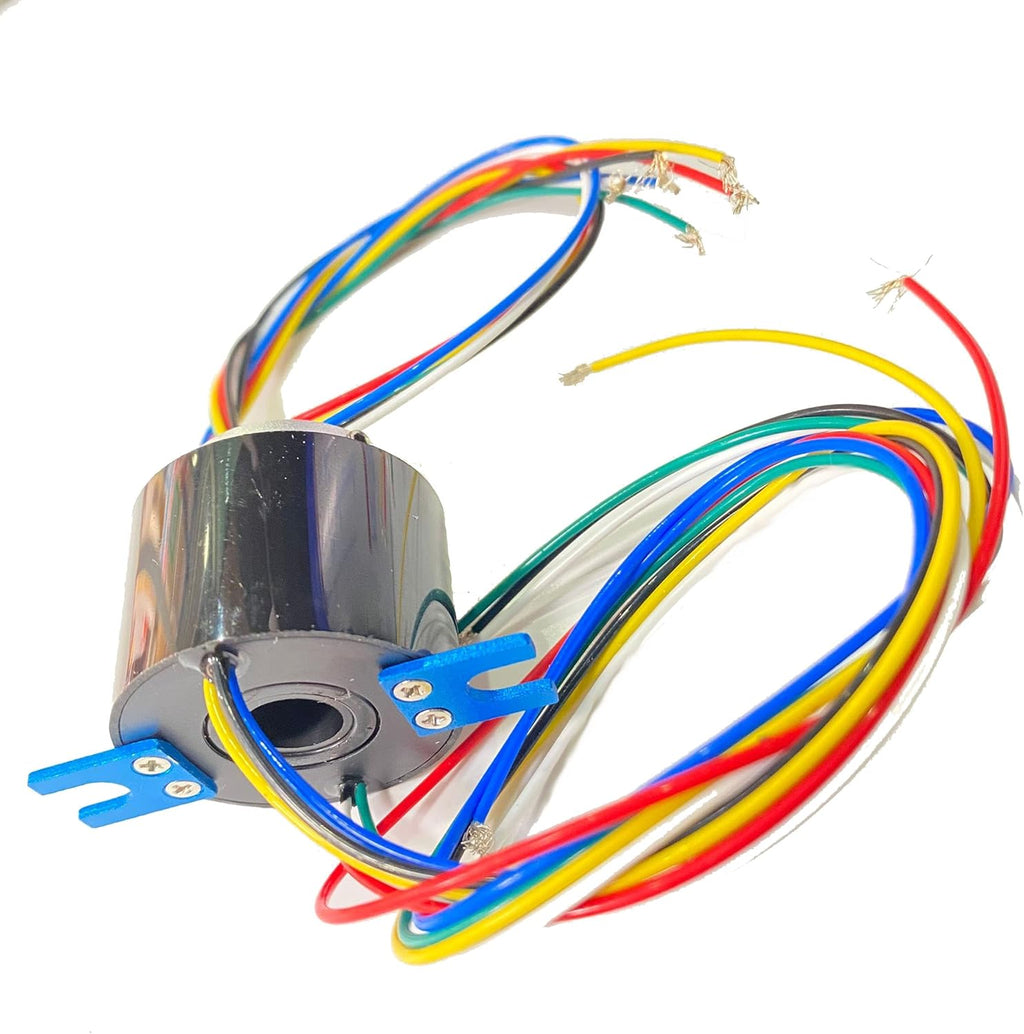Through Hole Conductive Rotary Slip Rings Aperture 8mm 6 way 5A R784076