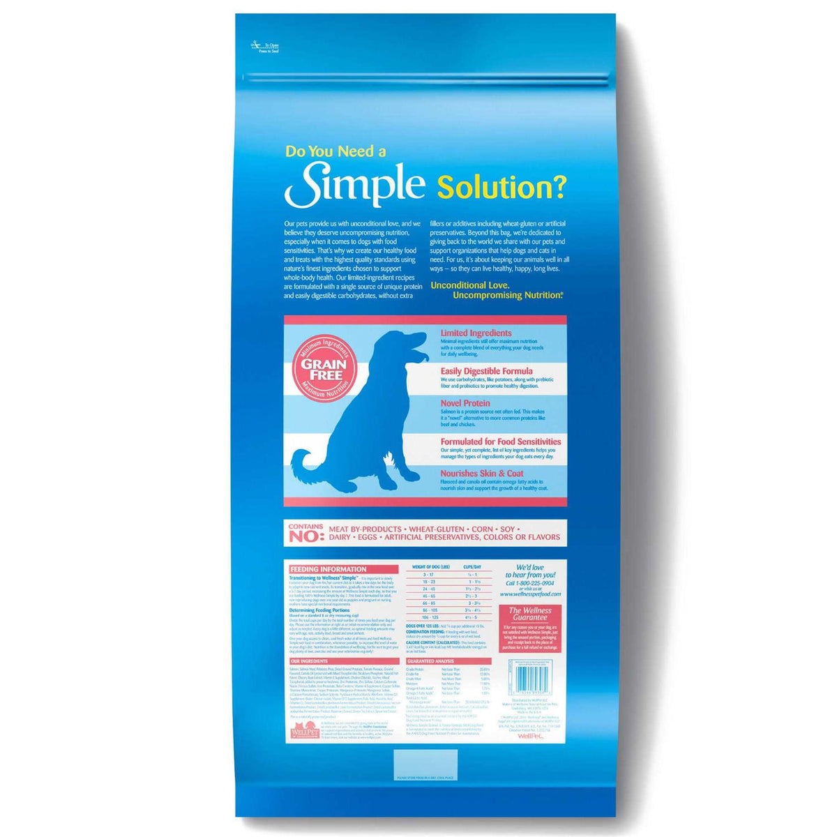 Grain Free Salmon & Potato Natural Dry Dog Food M6732