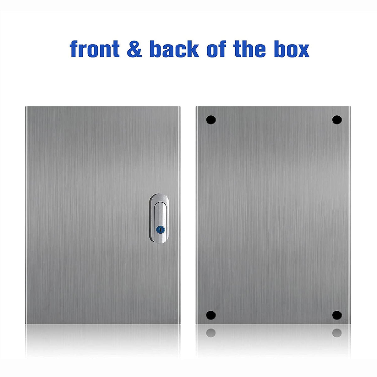 304 Stainless Steel IP65 Waterproof Junction Box with Lock T51725