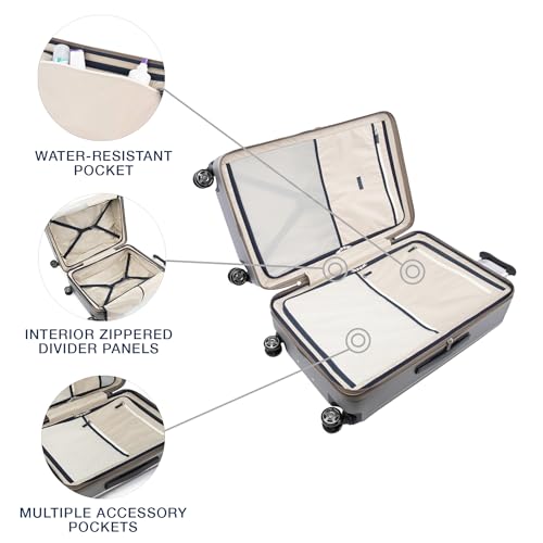Compact Carry on 20-Inch Hard Shell Polycarbonate Suitcase Q967055