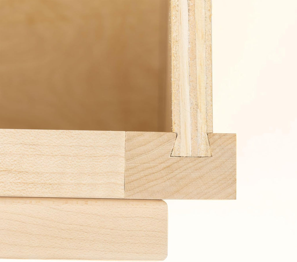 Raw Maple 24" D x 36" W x 12" H Shaker Style Hardwood Wall Kitchen Cabinets P6982