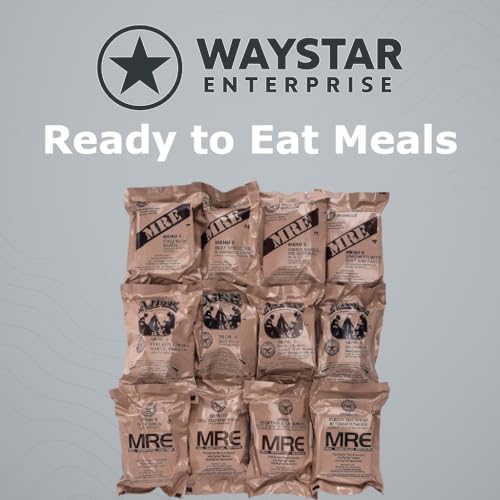 MRE Meals Ready to Eat Bundle (2 x 12 Packs) with Flameless Heaters V63754