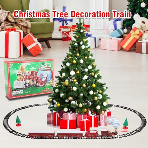 Christmas Train Set with Remote Control, Sounds, Lights and Smoke F15285