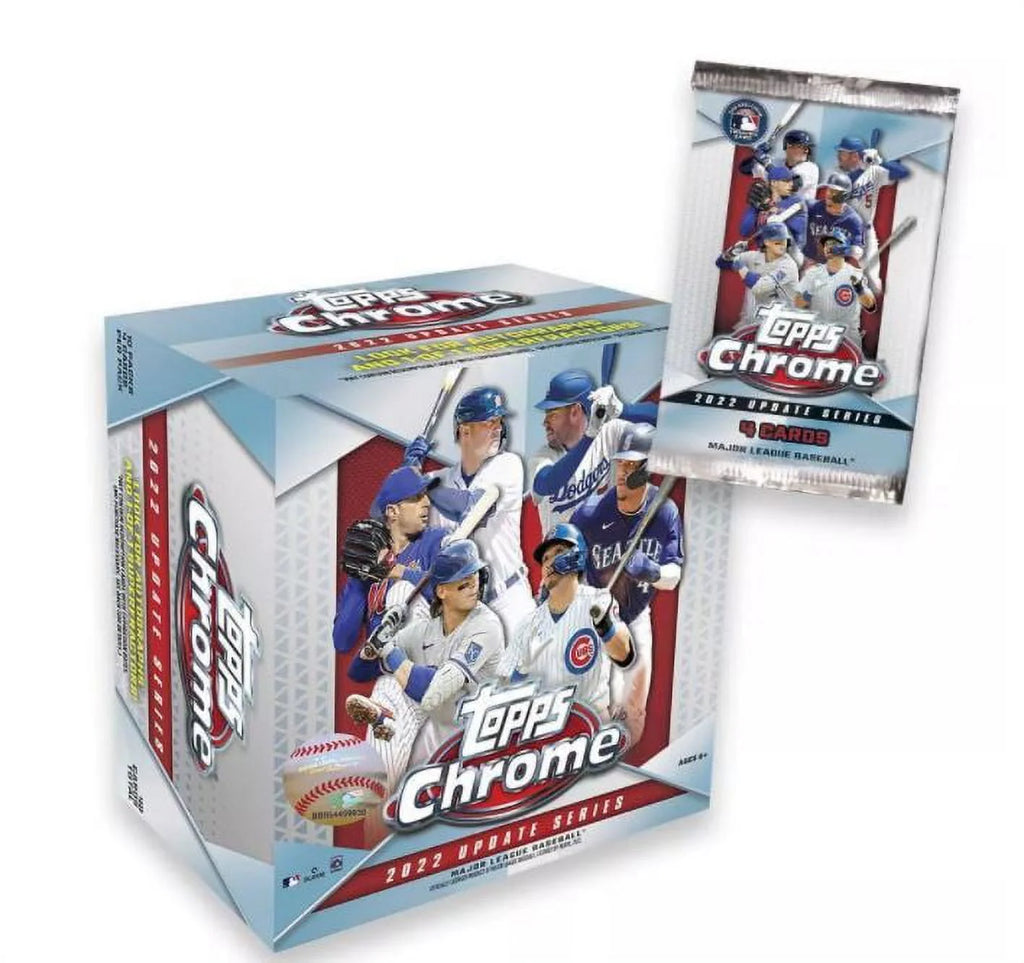 2022 Topps MLB Chrome Update Baseball Trading Card Mega Box K765685