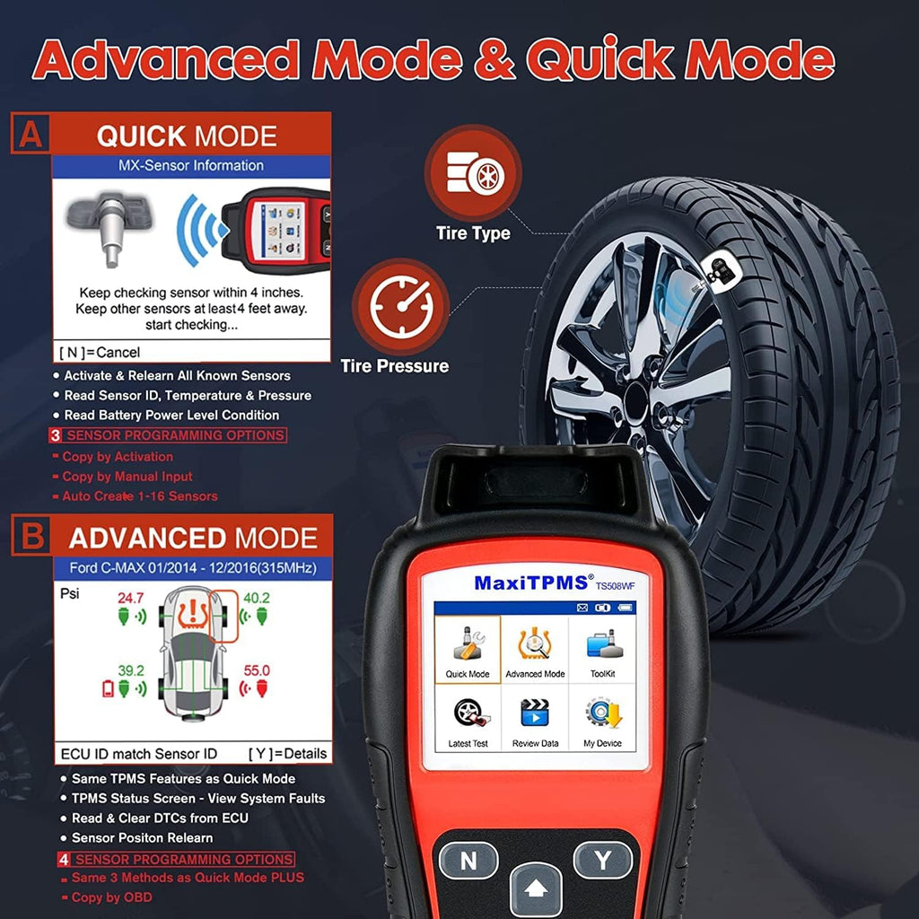 TPMS Relearn Tool, Wi-Fi Version, TPMS Programming Tool N146