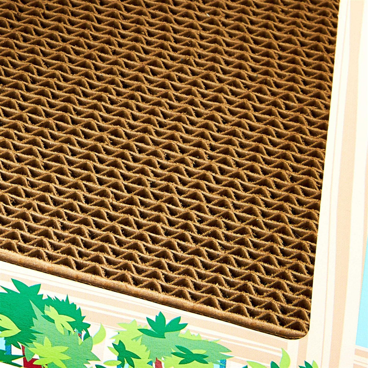 Corrugated Paper Cat Scratch House F501059