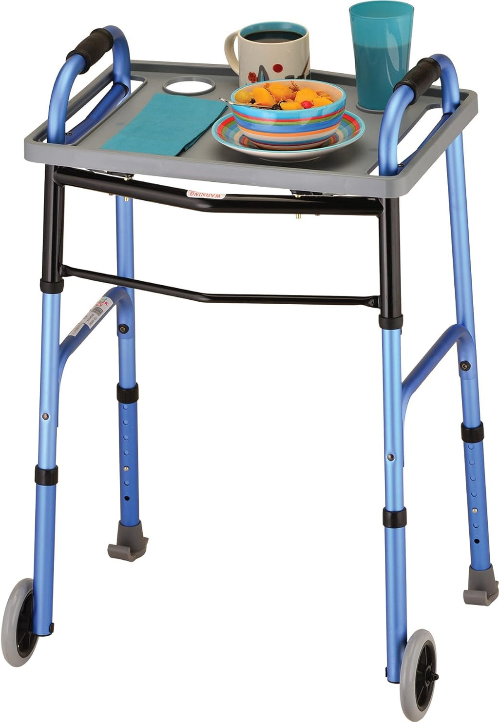 Walker Tray with 2 Cup Holders, 1 Count Q793