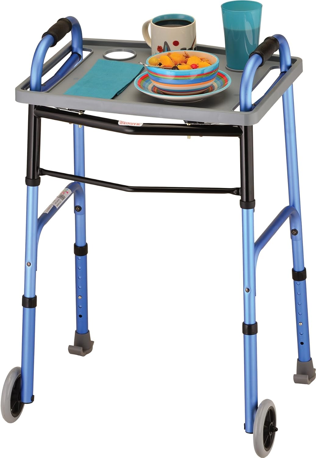 Walker Tray with 2 Cup Holders, 1 Count Q793