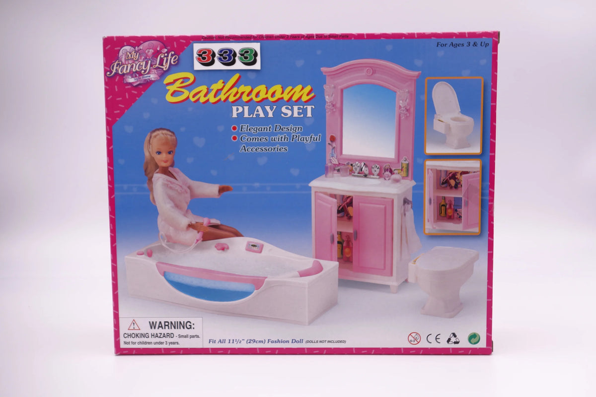 Bathroom Play Set for 11.5" dolls U380