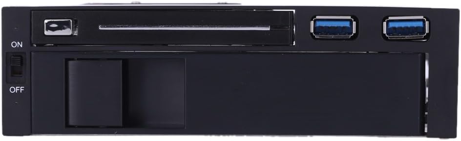 Dual Bay 3.5 + 2.5 Inch SATA III Hard Drive SSD Tray Caddy Internal Mobile Rack Enclosure Docking Station with USB 3.0 Port Hot Swap Pack of 2 V604