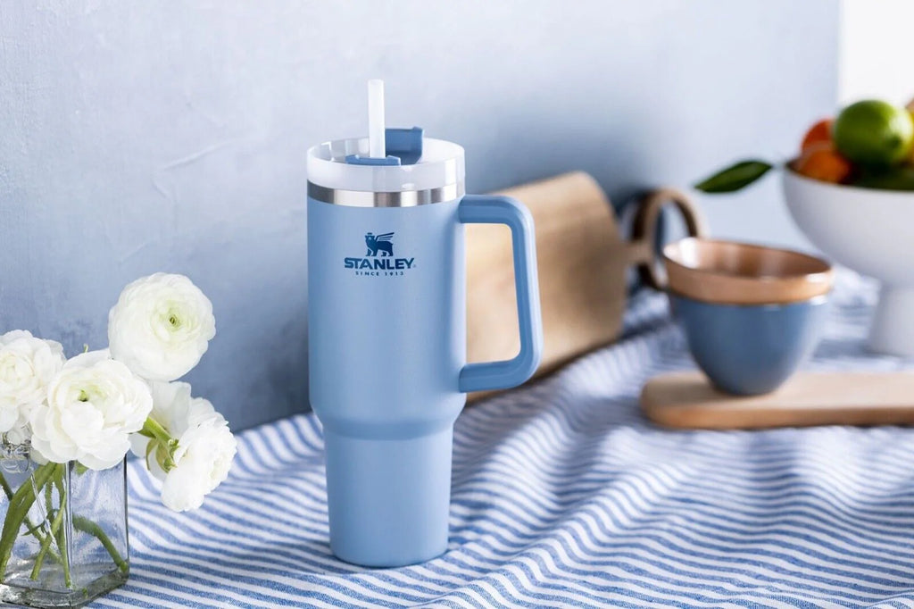 Stainless Steel Vacuum Insulated Tumbler with Lid and Straw 40 oz F54100