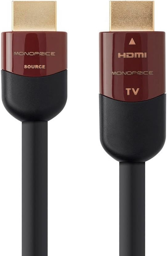50 Feet Black HDMI Cable 4K@60Hz 18Gbps C139