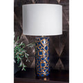 Blue and Gold Ceramic Table Lamp Z99779