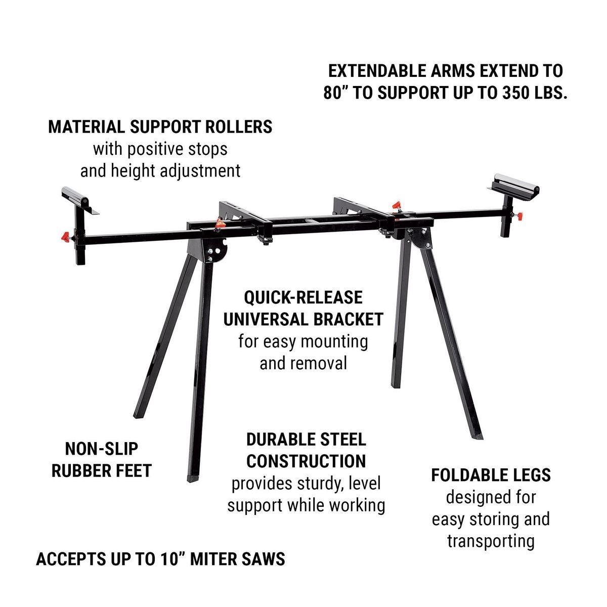 Folding Miter Saw Stand W1402
