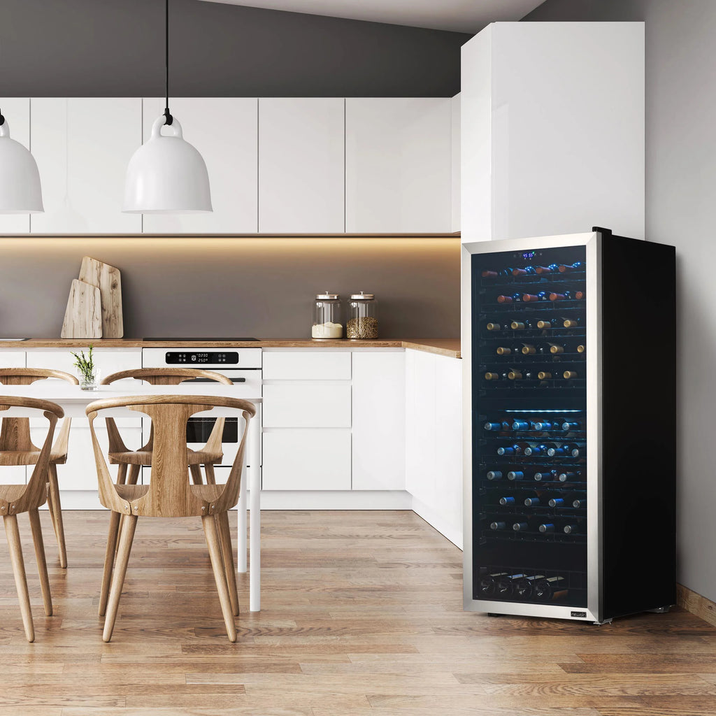 98 Bottle Dual Zone Stainless Steel Wine Refrigerator G29429