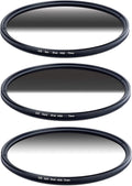 72mm Reverse Hard Soft ND8 Filter Neutral Density 3 Stop Optical Glass Pack of 2 W157