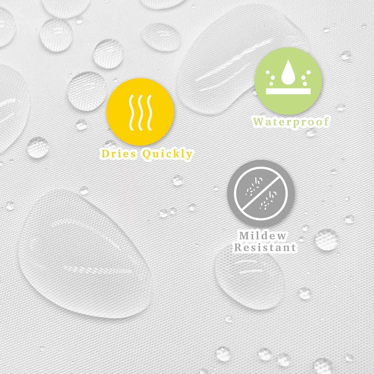 Fruit Polyester Shower Curtain with Hooks 72x72 Inch H393