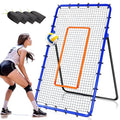 5 Angles Adjustable Volleyball Rebounder Net 7x4 Ft K4690