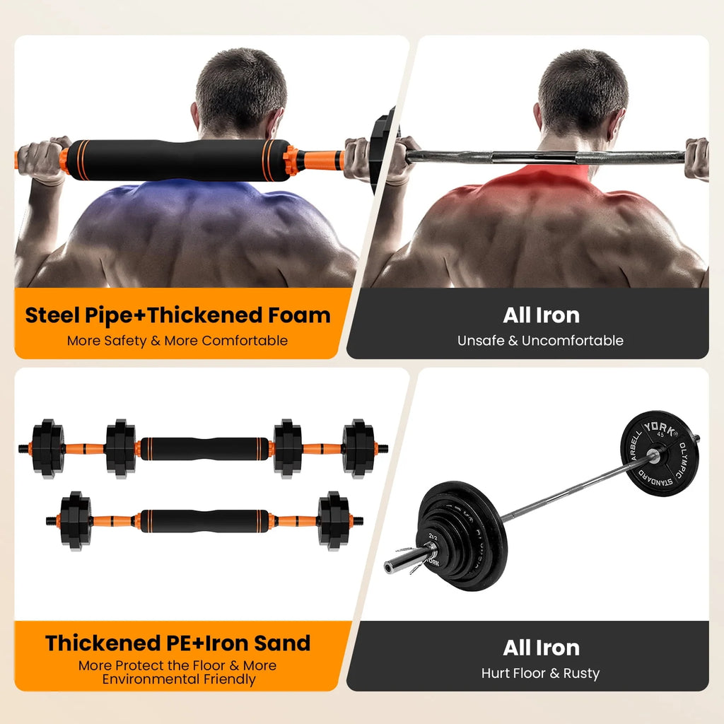 62 lbs Adjustable Dumbbell Set R999191