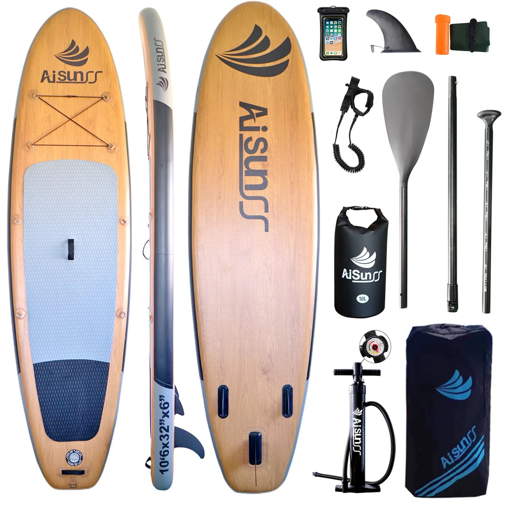 10.6Ft Inflatable Stand up Paddle Board with All Accessories S486804