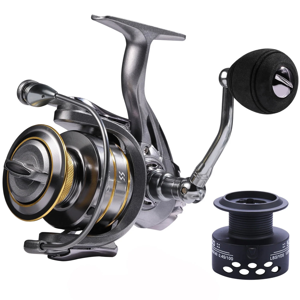 13+1 Ball Bearings Metal Body Spinning Fishing Reel W89556