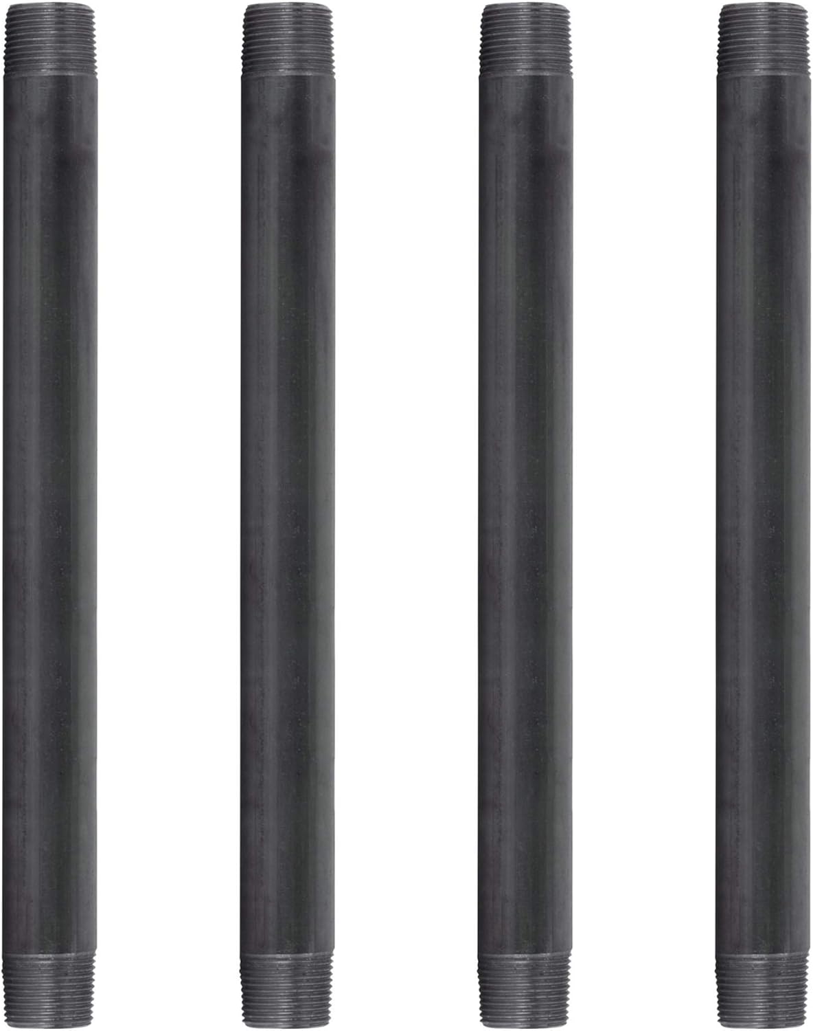 Industrial Steel Grey Cast Iron Pipe Connector, Pack of 2 E92115